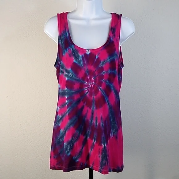 NEW St JOHN'S BAY TIE DYE W/T SHIRT LARGE - Picture 3 of 8